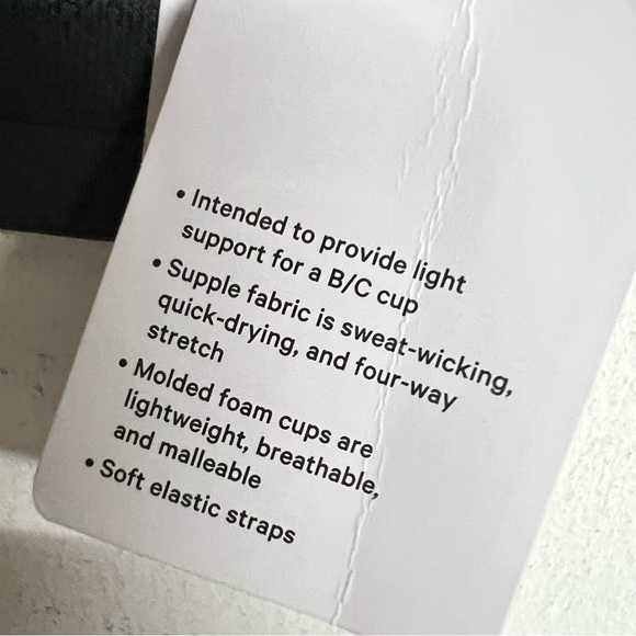 New Lululemon Like A Cloud Bra B/C Cup in Black - Picture 4 of 4